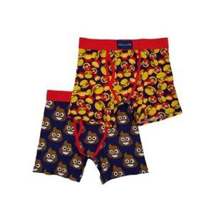 EMOJI ONE Burgers Fries & Poop Emoji Boxer Briefs